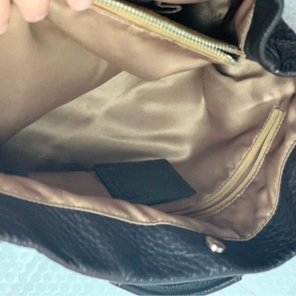 Coach Penelope Dark Brown Pebbled Leather Carryall Tote Purse G0982-14425 - Picture 15 of 16